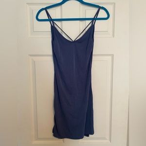Blue dress, short, wet seal